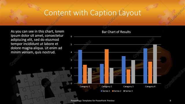 Content with Caption presentation slide layout
