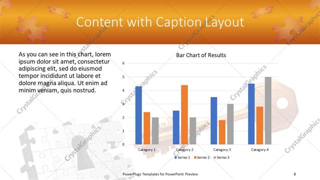Content with Caption presentation slide layout