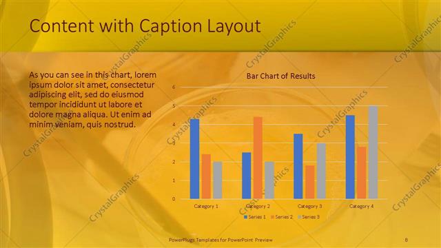 Content with Caption presentation slide layout