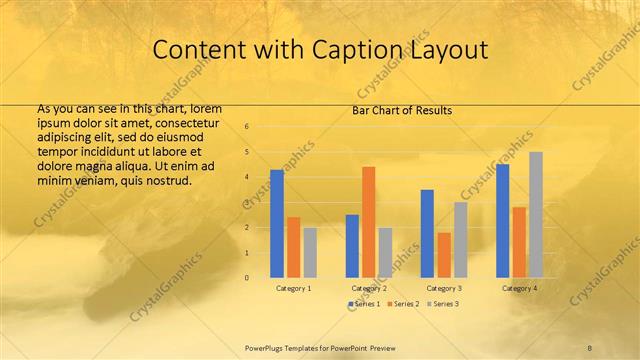 Content with Caption presentation slide layout