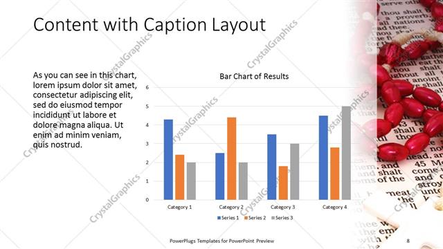 Content with Caption presentation slide layout