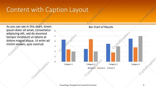 Content with Caption presentation slide layout