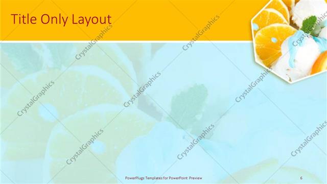 Title Only presentation slide layout