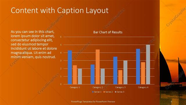 Content with Caption presentation slide layout