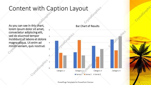 Content with Caption presentation slide layout