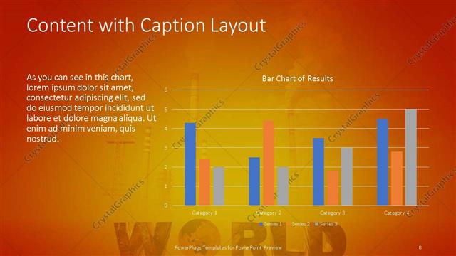 Content with Caption presentation slide layout
