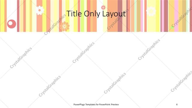 Title Only presentation slide layout