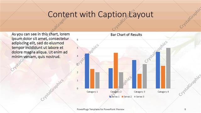 Content with Caption presentation slide layout