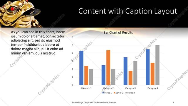 Content with Caption presentation slide layout