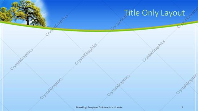 Title Only presentation slide layout