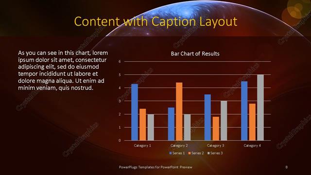 Content with Caption presentation slide layout