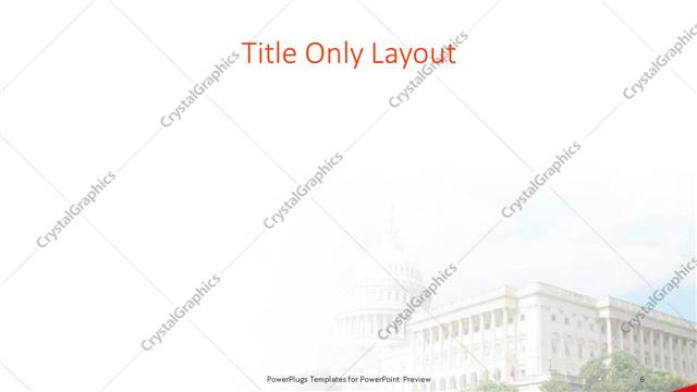 Title Only presentation slide layout