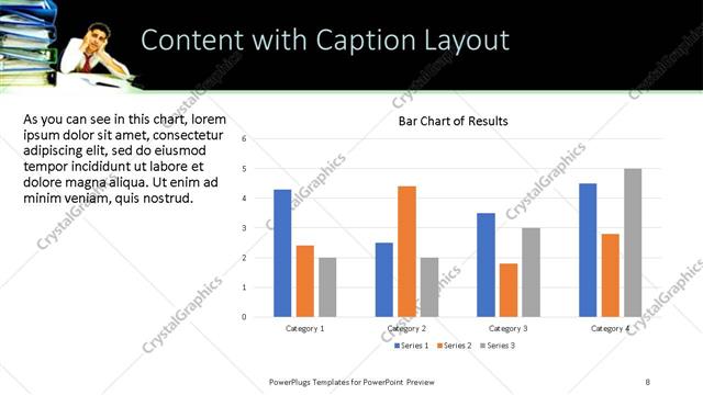 Content with Caption presentation slide layout