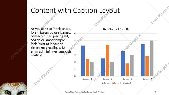 Content with Caption presentation slide layout