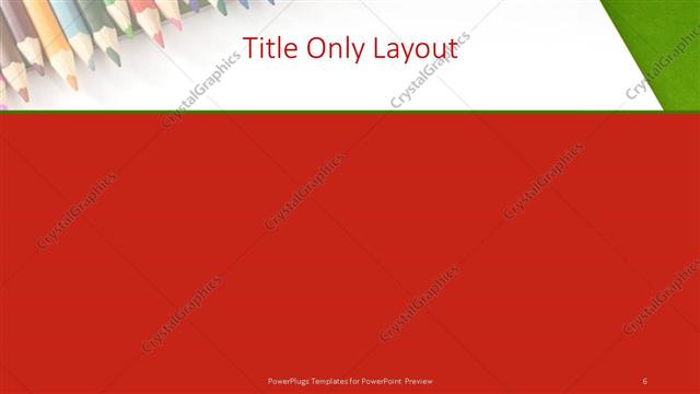 Title Only presentation slide layout