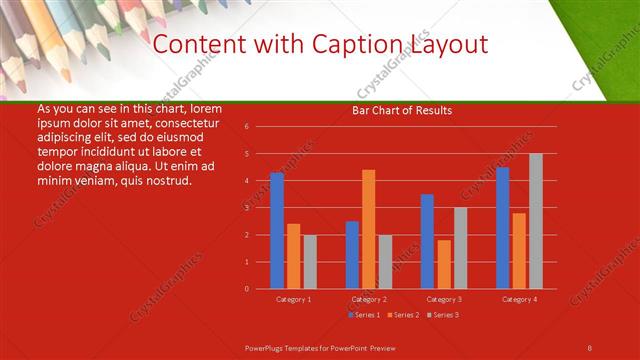 Content with Caption presentation slide layout