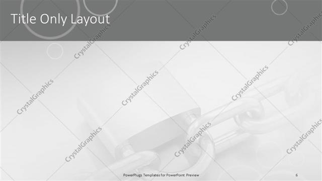 Title Only presentation slide layout