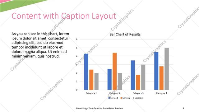 Content with Caption presentation slide layout