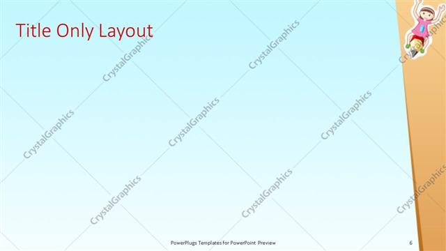 Title Only presentation slide layout