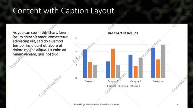 Content with Caption presentation slide layout