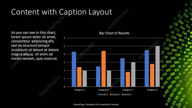 Content with Caption presentation slide layout