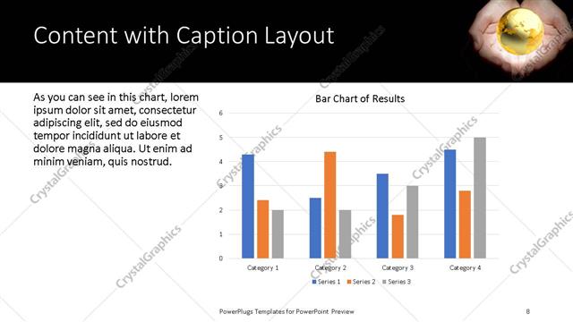 Content with Caption presentation slide layout