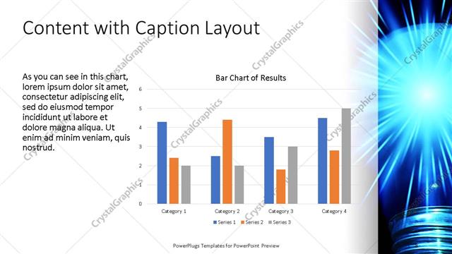 Content with Caption presentation slide layout