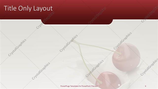 Title Only presentation slide layout