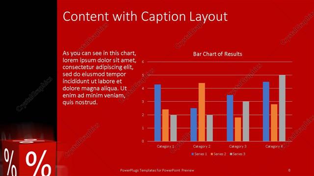 Content with Caption presentation slide layout