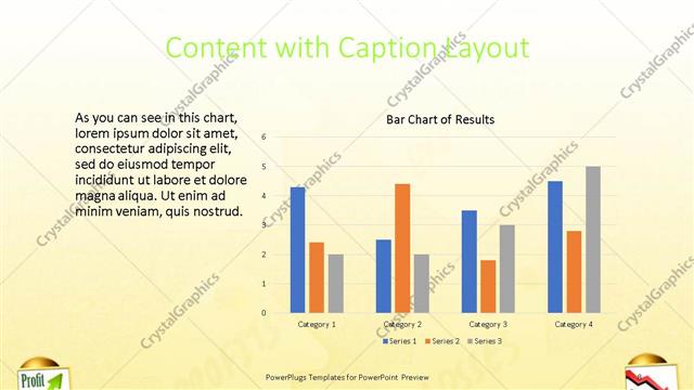 Content with Caption presentation slide layout