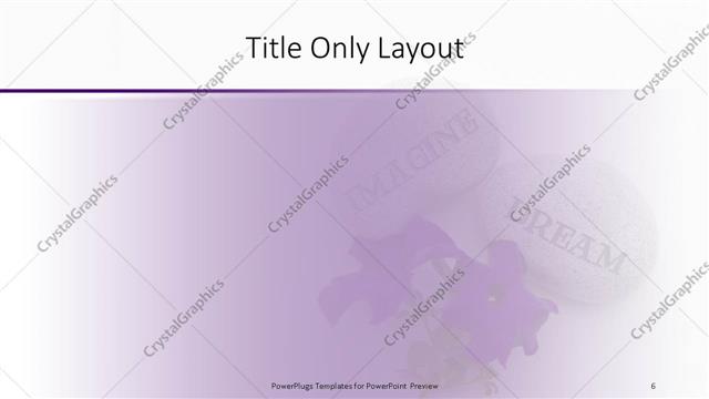 Title Only presentation slide layout