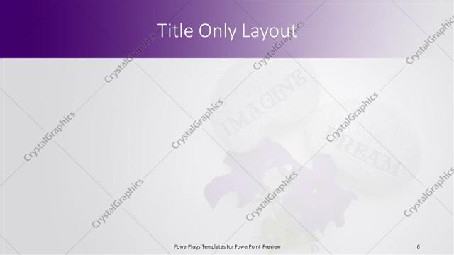 Title Only presentation slide layout