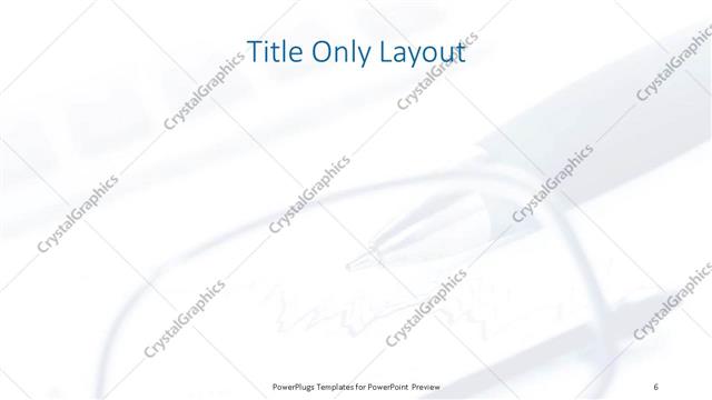 Title Only presentation slide layout