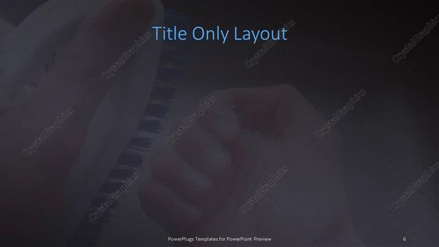 Title Only presentation slide layout