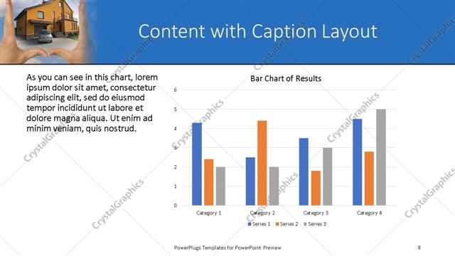 Content with Caption presentation slide layout