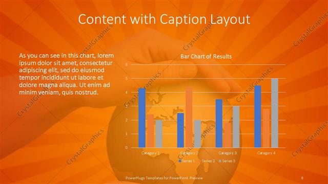 Content with Caption presentation slide layout