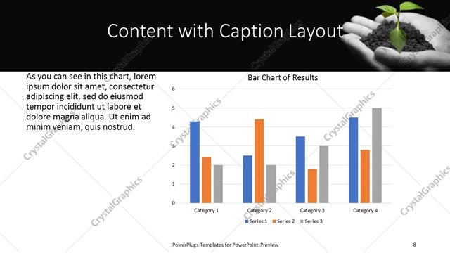 Content with Caption presentation slide layout
