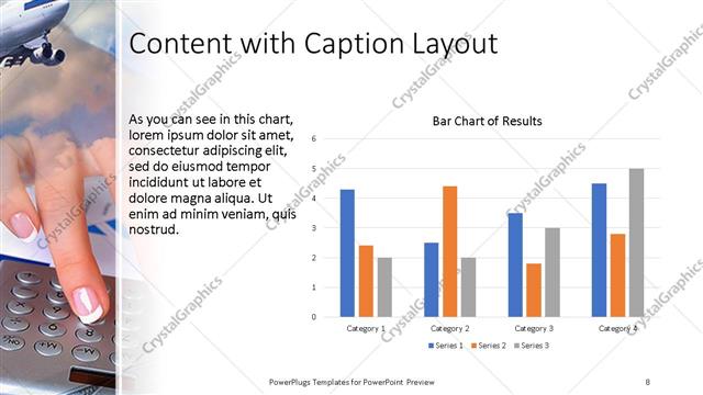 Content with Caption presentation slide layout