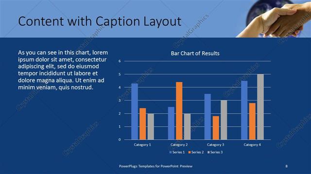 Content with Caption presentation slide layout