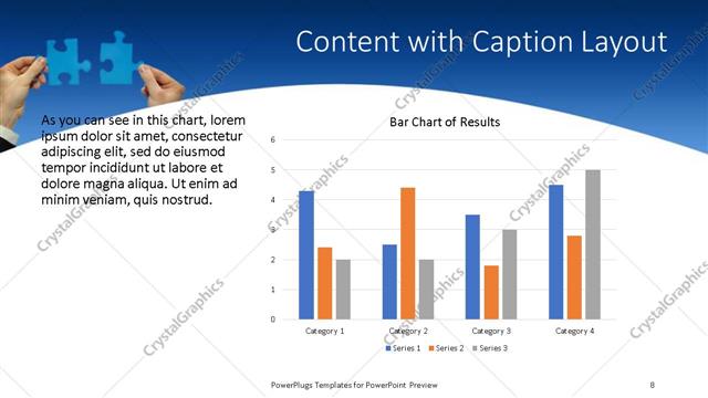 Content with Caption presentation slide layout