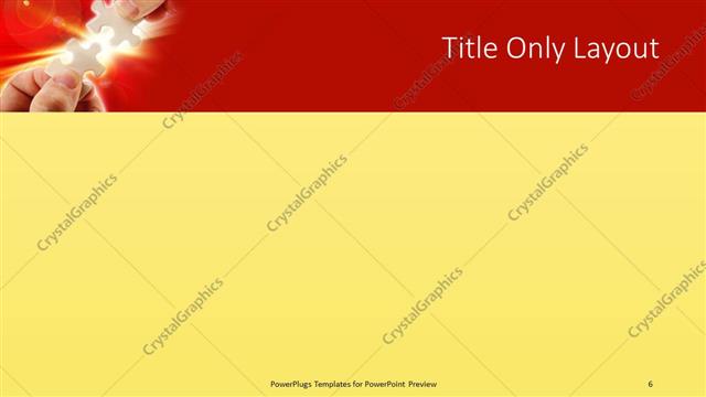 Title Only presentation slide layout