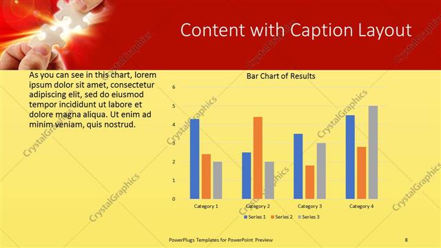 Content with Caption presentation slide layout