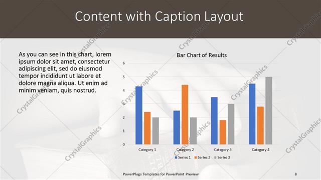 Content with Caption presentation slide layout