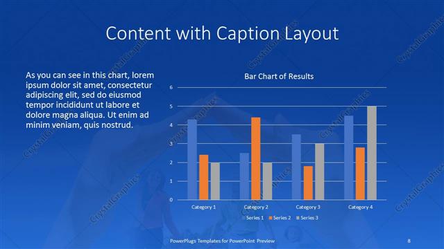 Content with Caption presentation slide layout