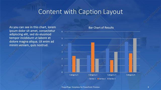 Content with Caption presentation slide layout