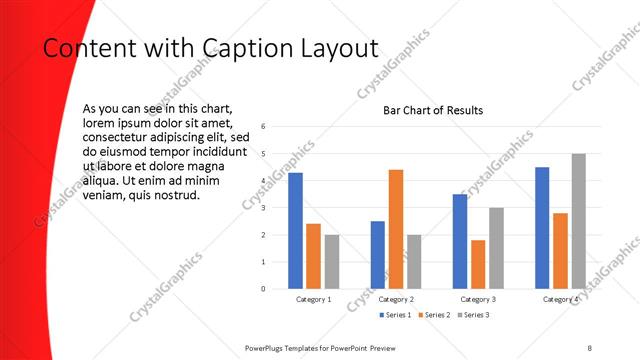 Content with Caption presentation slide layout