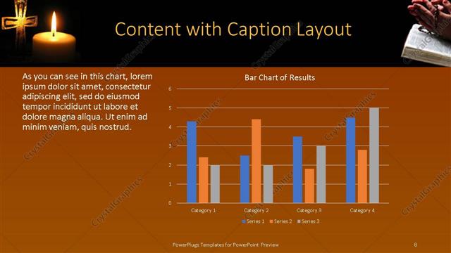 Content with Caption presentation slide layout