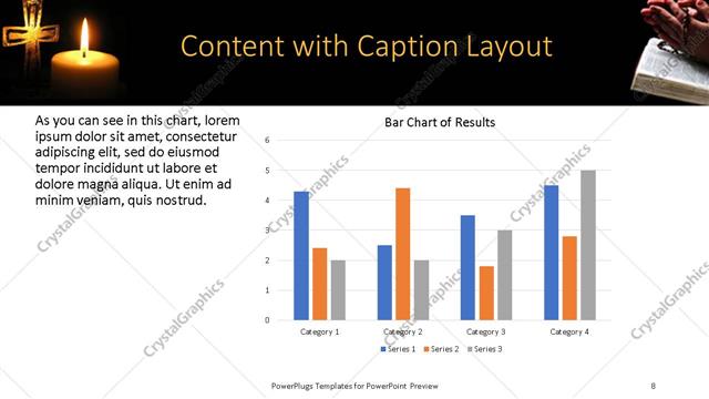 Content with Caption presentation slide layout