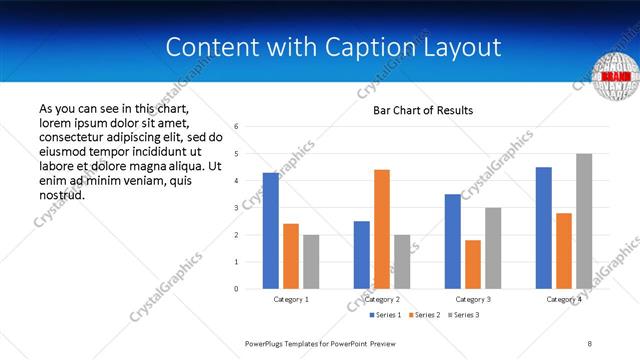 Content with Caption presentation slide layout