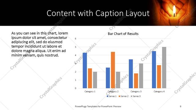 Content with Caption presentation slide layout